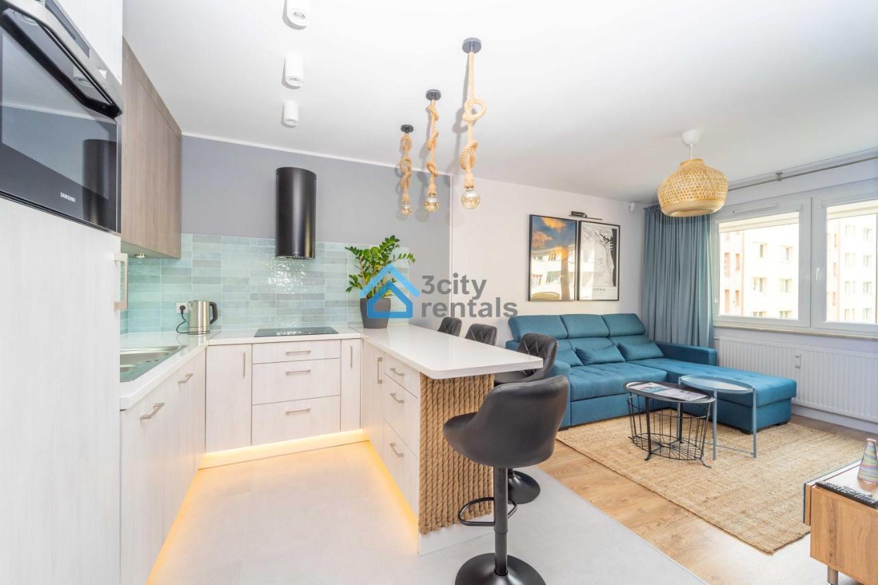 Bright And Blue 3City Apartment With Balcony In Gdynia By Noclegi Renters Zewnętrze zdjęcie