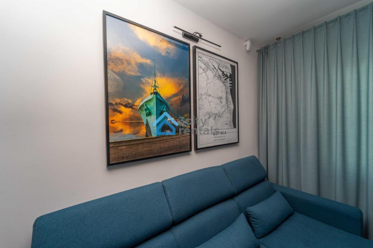 Bright And Blue 3City Apartment With Balcony In Gdynia By Noclegi Renters Zewnętrze zdjęcie