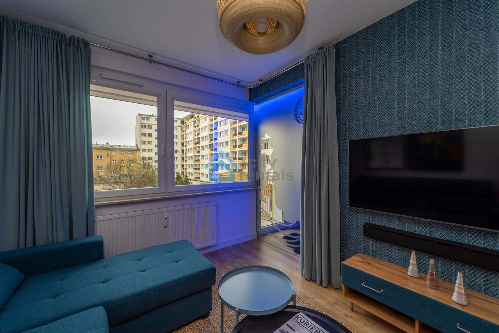 Bright And Blue 3City Apartment With Balcony In Gdynia By Noclegi Renters Zewnętrze zdjęcie